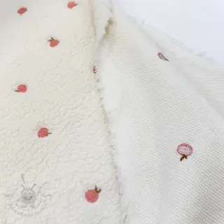 Tkanina płaszczowa TEDDY JACQUARD EMBROIDERY Patches