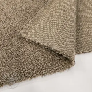 Tkanina płaszczowa TEDDY soft taupe