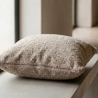 Tkanina płaszczowa TEDDY beige