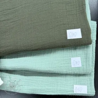 Pakiet tkanin double gauze 2509