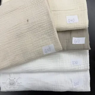 Pakiet tkanin double gauze 2514