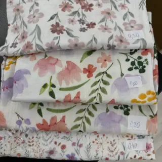 Pakiet tkanin double gauze 2518