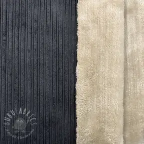 Sztruks Cofur fleece black