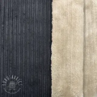 Sztruks Cofur fleece black
