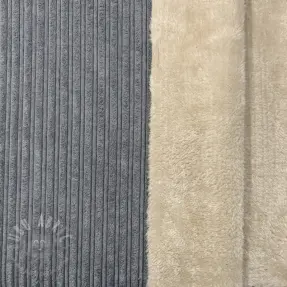 Sztruks Cofur fleece grey