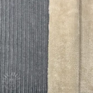 Sztruks Cofur fleece grey
