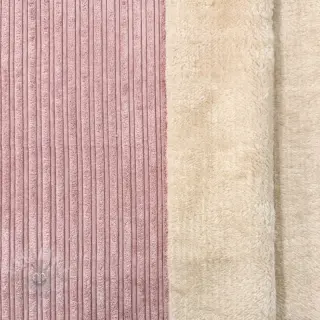 Sztruks Cofur fleece rose