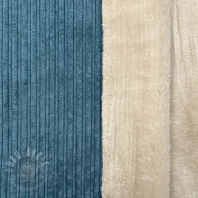 Sztruks Cofur fleece petrol