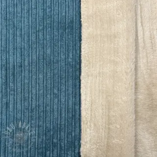Sztruks Cofur fleece petrol