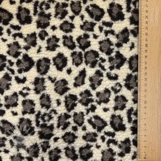 Tkanina płaszczowa TEDDY JACQUARD Animal skin brown