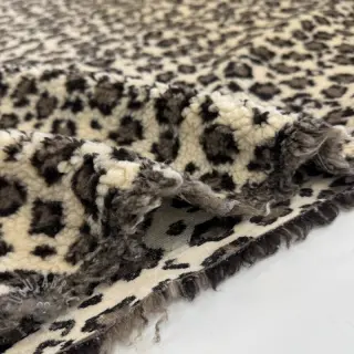 Tkanina płaszczowa TEDDY JACQUARD Animal skin brown