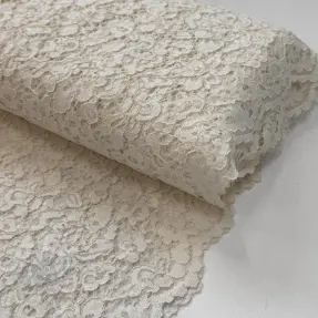 Koronka Scallop off white
