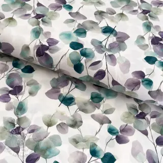 Bawełniana tkanina Eucalypt white digital print