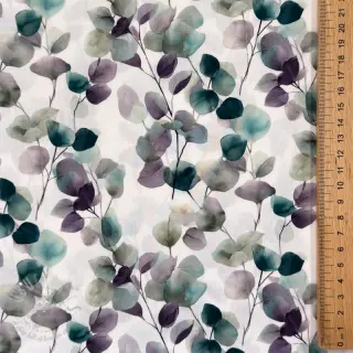 Bawełniana tkanina Eucalypt white digital print