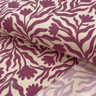 Dresówka drapana Flowers burgundy SIMPLY NATURAL