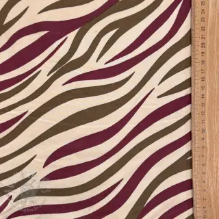 Dresówka drapana Animal skin burgundy SIMPLY NATURAL