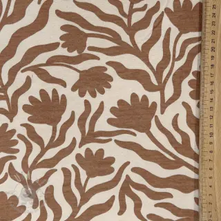 Dresówka drapana Flowers caramel SIMPLY NATURAL