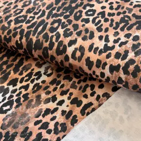 Dresówka drapana Animal skin brown digital print