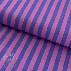 Bawełniana tkanina YARN DYED BIG Stripes purple