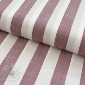 Wiskoza YARN DYED Stripes BIG blush
