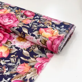 Wiskoza RADIANCE Manon navy digital print