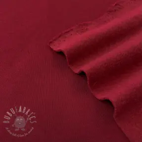 Dresówka drapana JOGGING dark red