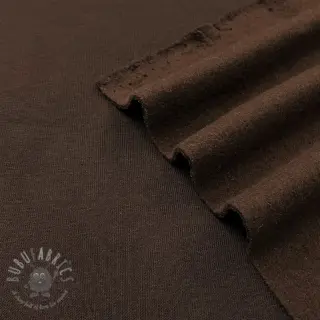 Dresówka drapana JOGGING dark brown