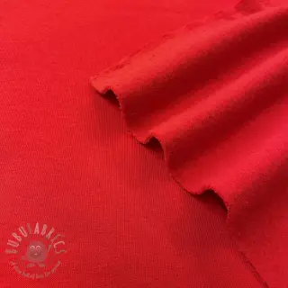 Dresówka drapana JOGGING red