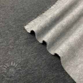 Dresówka drapana JOGGING grey melange