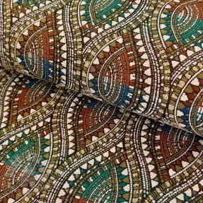 Tkanina dekoracyjna jacquard Yetu multico