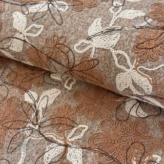 Tkanina płaszczowa WOOLY EMBROIDERY Petra beige