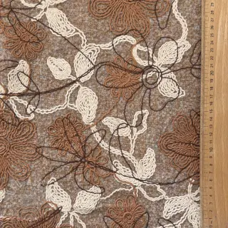 Tkanina płaszczowa WOOLY EMBROIDERY Petra beige