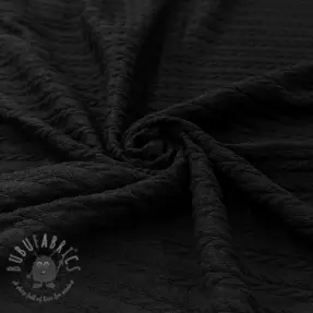 Dzianina swetrowa LIGHT ANGORA CABLY black