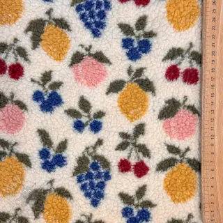 Tkanina płaszczowa TEDDY JACQUARD Pretty mix design E