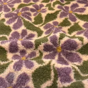Tkanina płaszczowa TEDDY JACQUARD Pretty mix design B