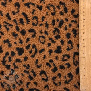 Tkanina płaszczowa TEDDY Panther love brown