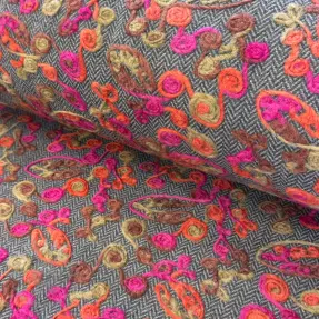 Tkanina płaszczowa WOOL Retro
