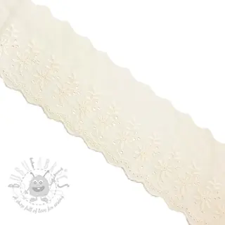 Koronka Double flower off white