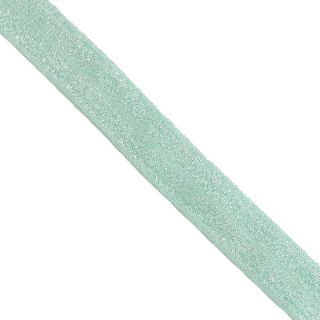 Guma lamówkowa glitter 20 mm mint