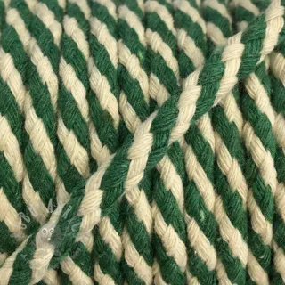Bawełniany sznur 5 mm green ecru