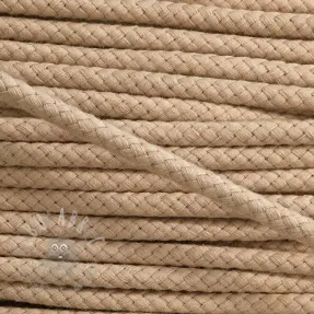 Bawełniany sznur 8 mm beige