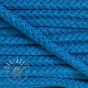 Bawełniany sznur 8 mm blue