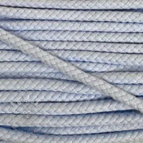Bawełniany sznur 8 mm light blue