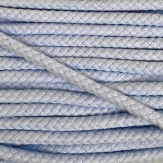 Bawełniany sznur 8 mm light blue