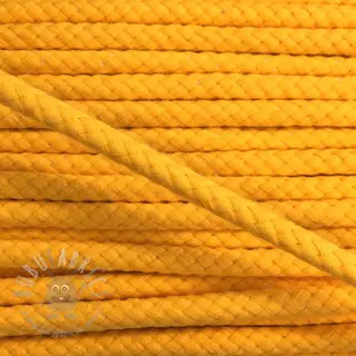 Bawełniany sznur 8 mm yellow
