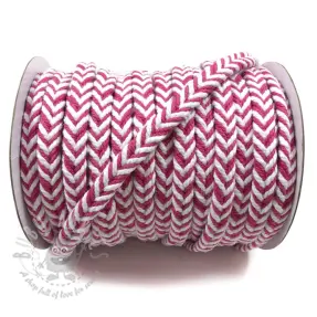 Bawełniany sznur pleciony fuchsia