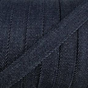 Bavlnená šnúra plochá 15 mm Denim navy