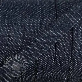 Bawełniany sznur płaski 15 mm Denim navy