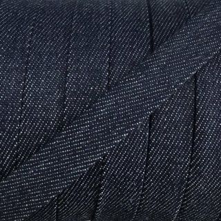 Bawełniany sznur płaski 15 mm Denim navy