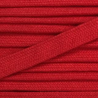 Bawełniany sznur płaski 13 mm red